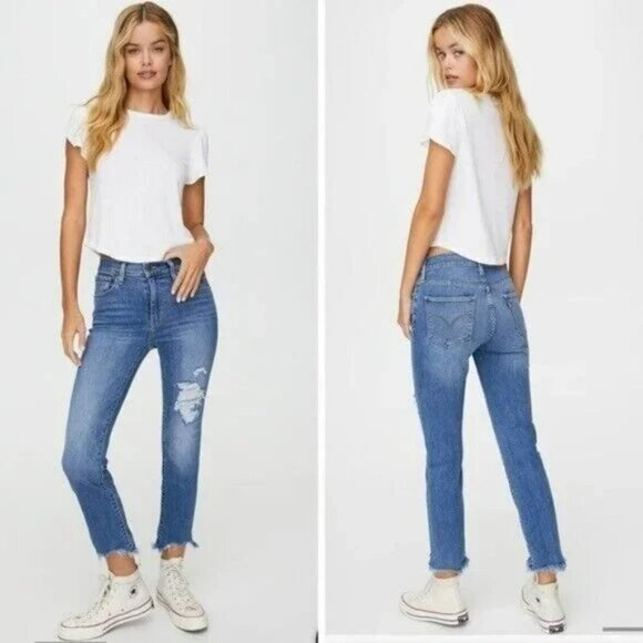 Levi's 724 Premium High Rise Straight Jeans - Picture 1 of 9